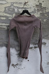 Marc Le Bihan Silk Shrink Classic Long Sleeve Base Top 26900 Series French Handmade MLB-26900-BOIS DE ROSE Wood Rose Old Rose